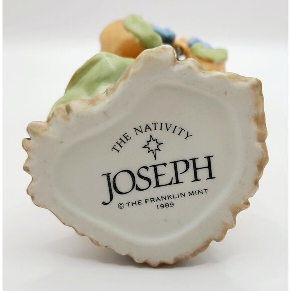 Franklin Mint Joseph The Nativity Ceramic Figurine Vintage 1989 - No Box *Read* - Picture 7 of 11